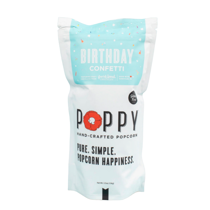 Poppy Handcrafted Popcorn | Birthday Confetti Food - Snacks Poppy Hand-Crafted Popcorn Paper Skyscraper Gift Shop Charlotte