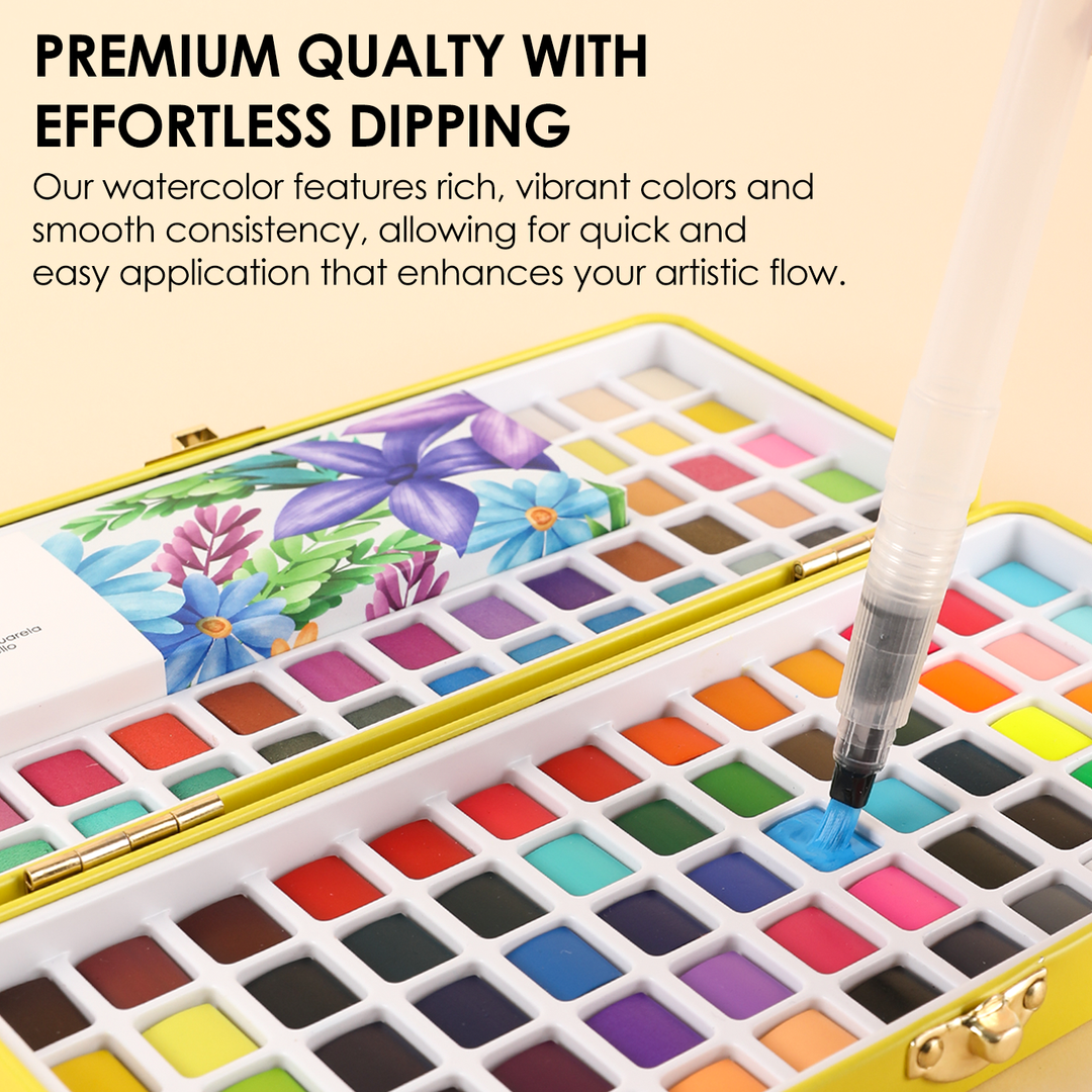 Grabie All-In-One Premium Watercolor Set of 100