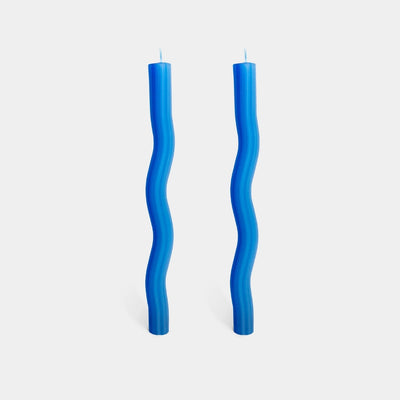 Wiggle Candles 2-Pack | Blue Candles 54 Celsius  Paper Skyscraper Gift Shop Charlotte