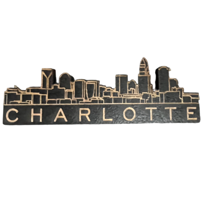 Charlotte Wooden Magnet Local Zootility Tools  Paper Skyscraper Gift Shop Charlotte