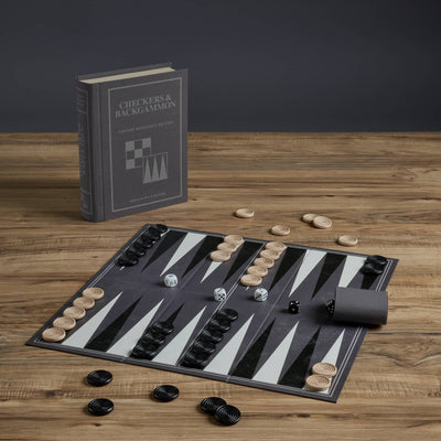 Checker & Backgammon | Vintage Bookshelf Edition Games WS Game Company  Paper Skyscraper Gift Shop Charlotte