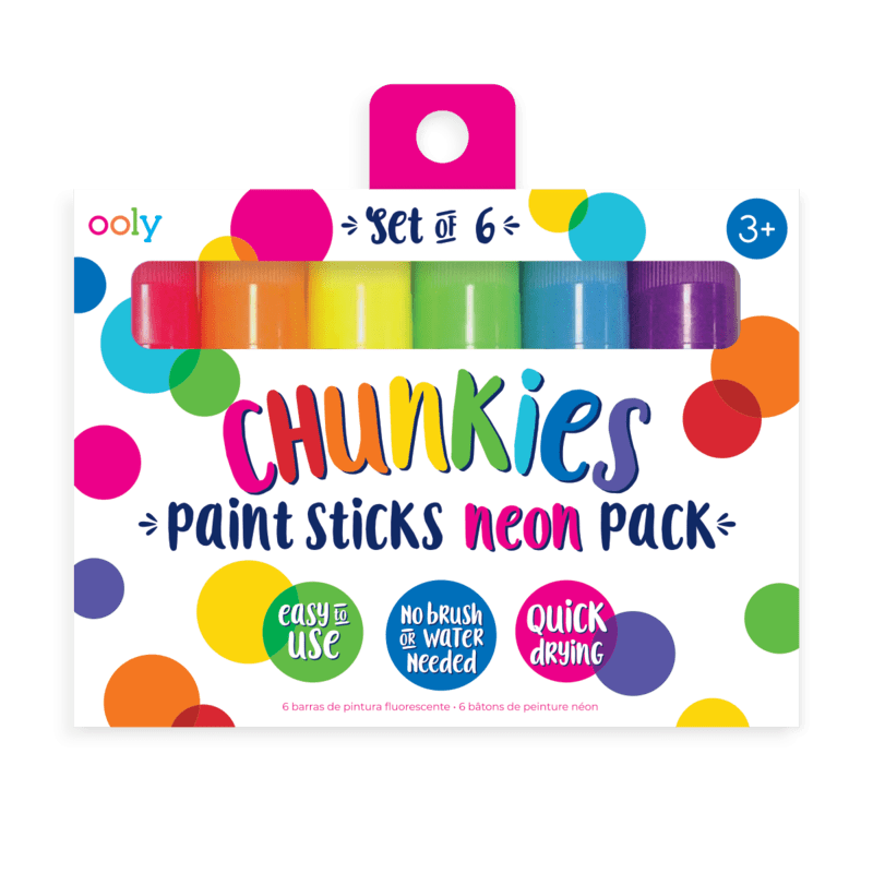 Chunkies Paint Sticks - Set of 6 Art Supplies OOLY  Paper Skyscraper Gift Shop Charlotte