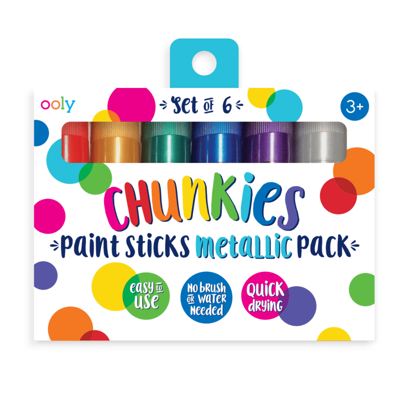 Chunkies Paint Sticks - Set of 6 Art Supplies OOLY  Paper Skyscraper Gift Shop Charlotte