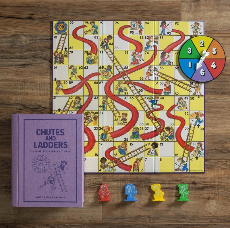 Chutes and Ladders | Vintage Bookshelf Edition Games WS Game Company  Paper Skyscraper Gift Shop Charlotte