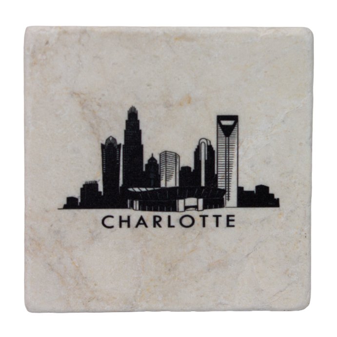 Coaster CLT Sky Vector Coasters Nelson's Gift Wholesale  Paper Skyscraper Gift Shop Charlotte
