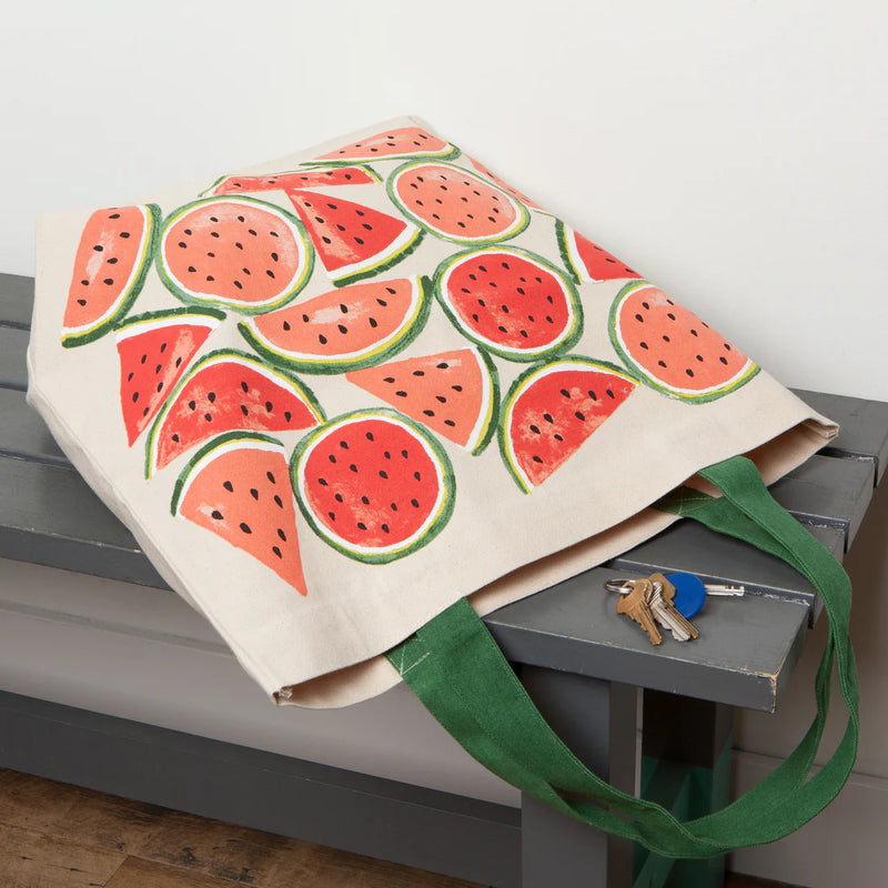 Watermelon Tote Bag Totes Danica Studio (Now Designs)  Paper Skyscraper Gift Shop Charlotte