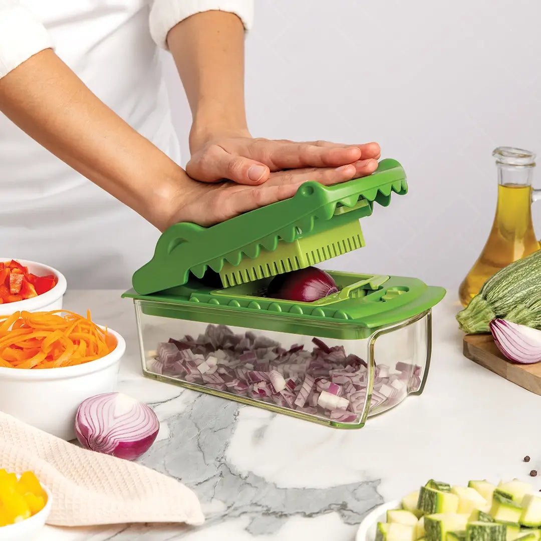 Crocodile Chop Vegetable Chopper & Slicer Kitchen - Gadgets OTOTO Paper Skyscraper Gift Shop Charlotte