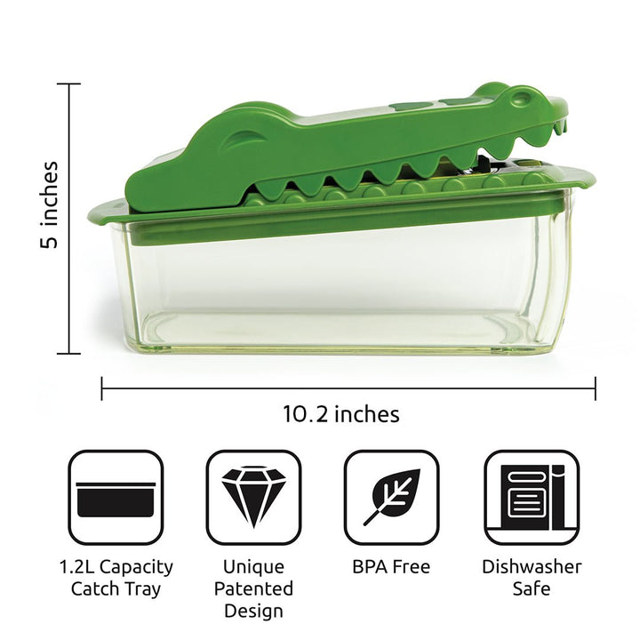 Crocodile Chop Vegetable Chopper & Slicer Kitchen - Gadgets OTOTO Paper Skyscraper Gift Shop Charlotte