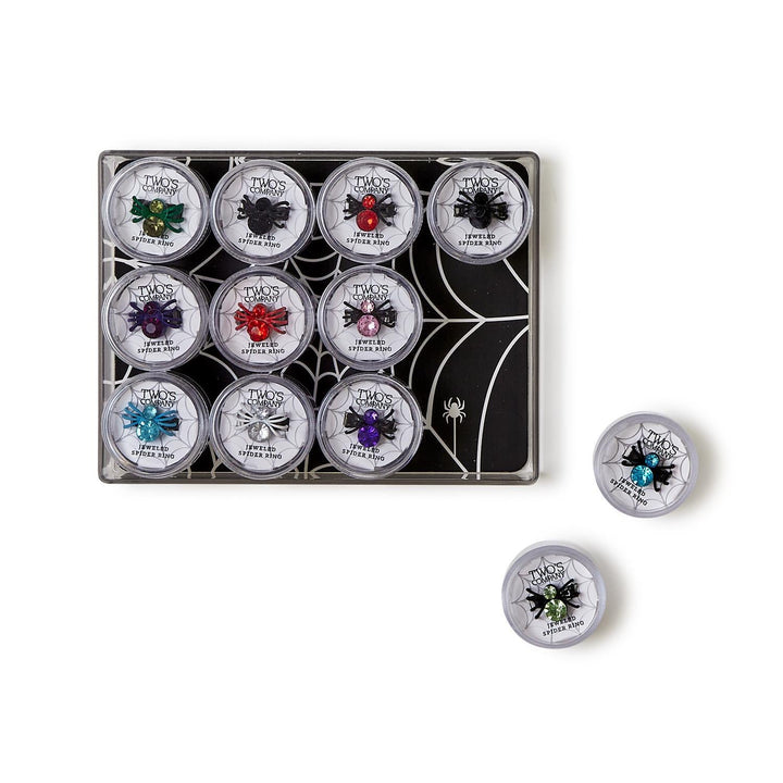 Crystal Spider Adjustable Ring Unit | Assorted Holiday Two's Company  Paper Skyscraper Gift Shop Charlotte