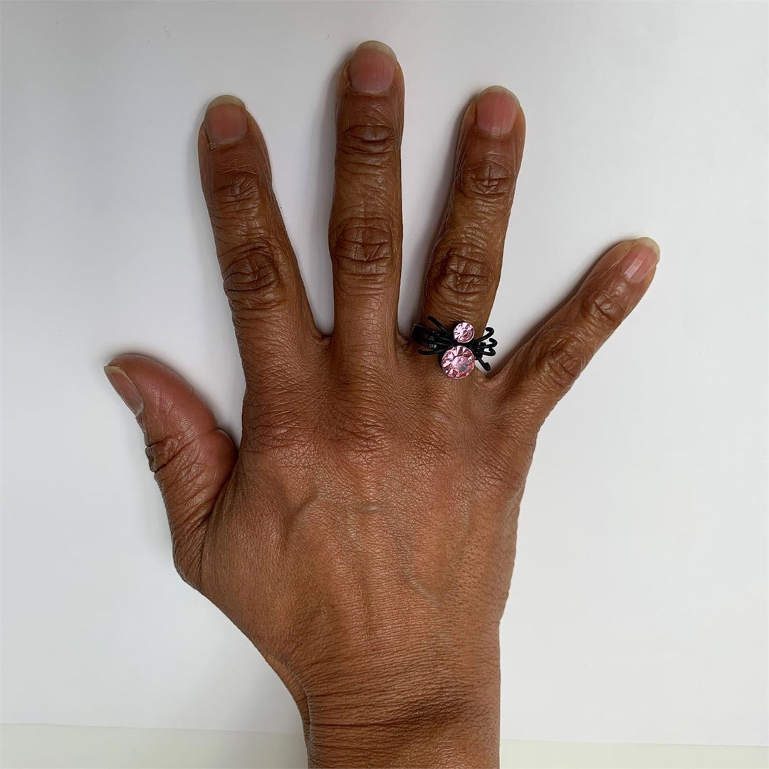 Crystal Spider Adjustable Ring Unit | Assorted Holiday Two's Company  Paper Skyscraper Gift Shop Charlotte