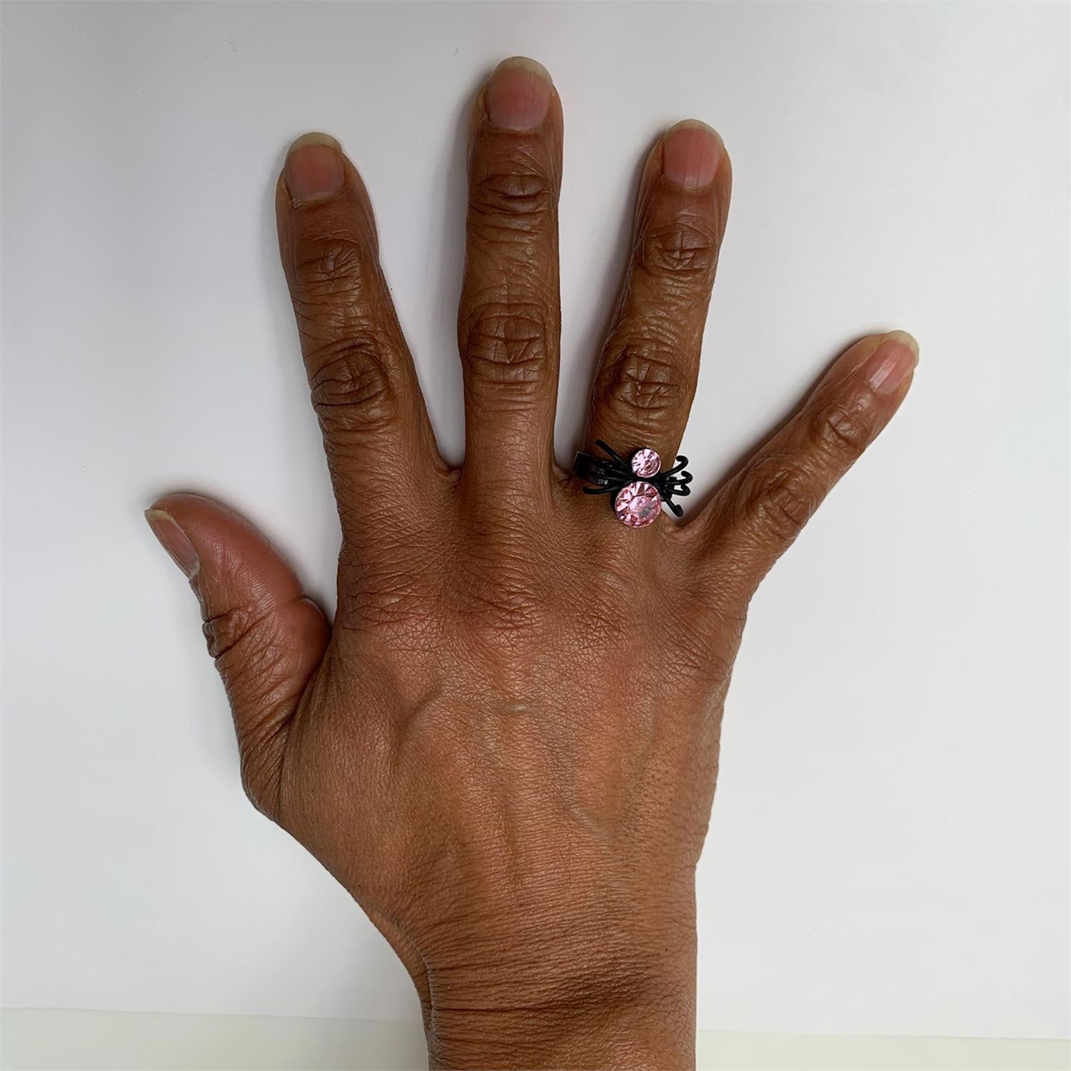 Crystal Spider Adjustable Ring Unit | Assorted Holiday Two's Company  Paper Skyscraper Gift Shop Charlotte