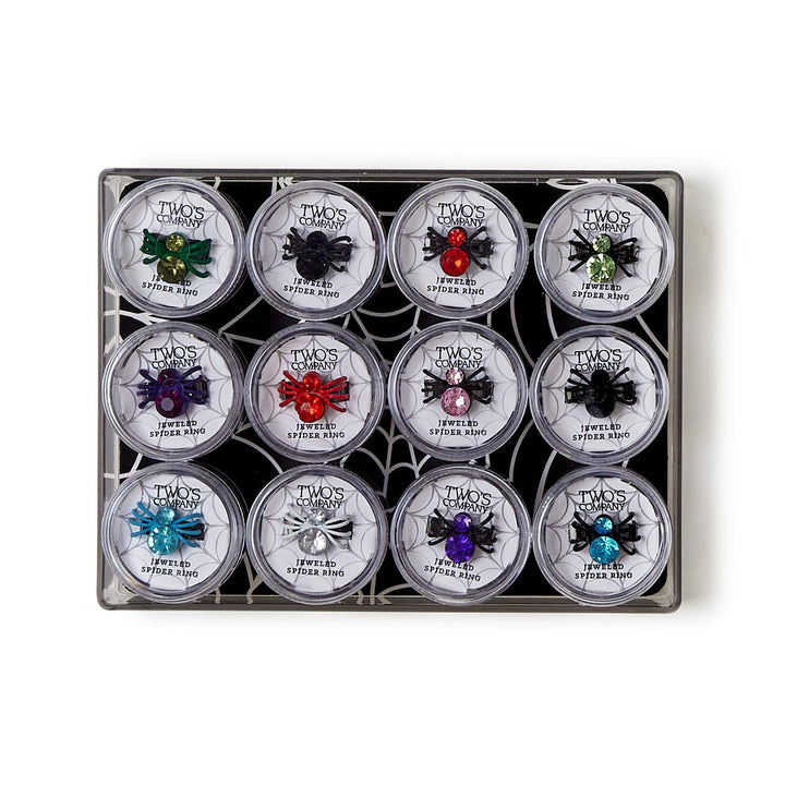 Crystal Spider Adjustable Ring Unit | Assorted Holiday Two's Company  Paper Skyscraper Gift Shop Charlotte