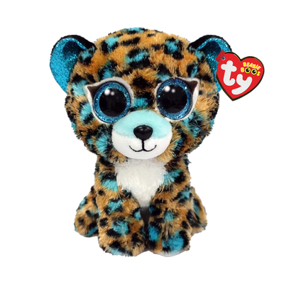 Cobalt Blue Leopard Beanie Babies Stuffed Animals Ty Inc.  Paper Skyscraper Gift Shop Charlotte
