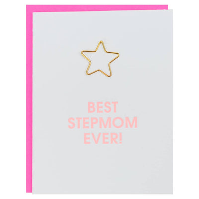 Best Stepmom Ever - Mother's Day Letterpress Greeting Card  Chez Gagné  Paper Skyscraper Gift Shop Charlotte