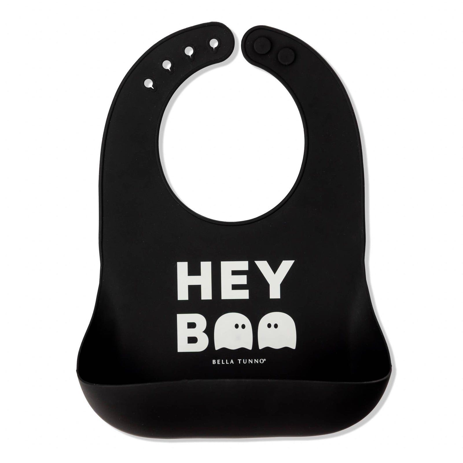 Hey Boo Wonder Bib: Black Baby & Toddler Bella Tunno Paper Skyscraper Gift Shop Charlotte