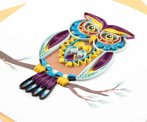 Decorative Owl Cards Quilling Card  Paper Skyscraper Gift Shop Charlotte