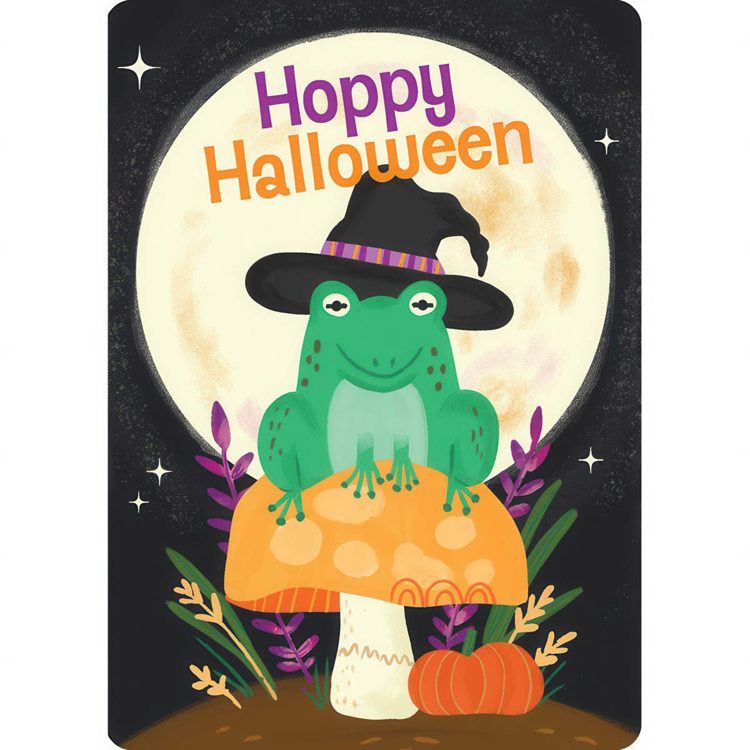 Hoppy Halloween Greeting Card