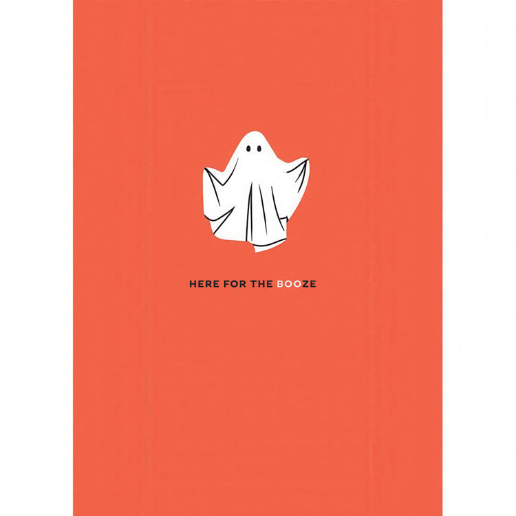 Here for BOOze Greeting Card