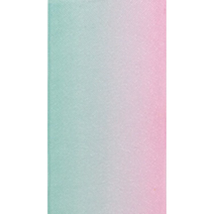1.5\" Sheer Ribbon-Pink to Teal Ombre