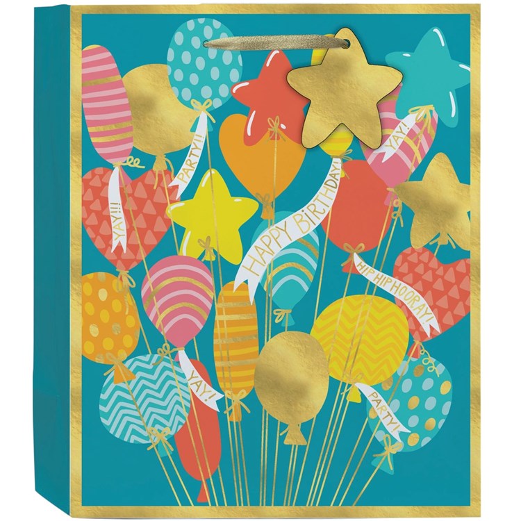 Big Fun Balloons Medium Tote Bag