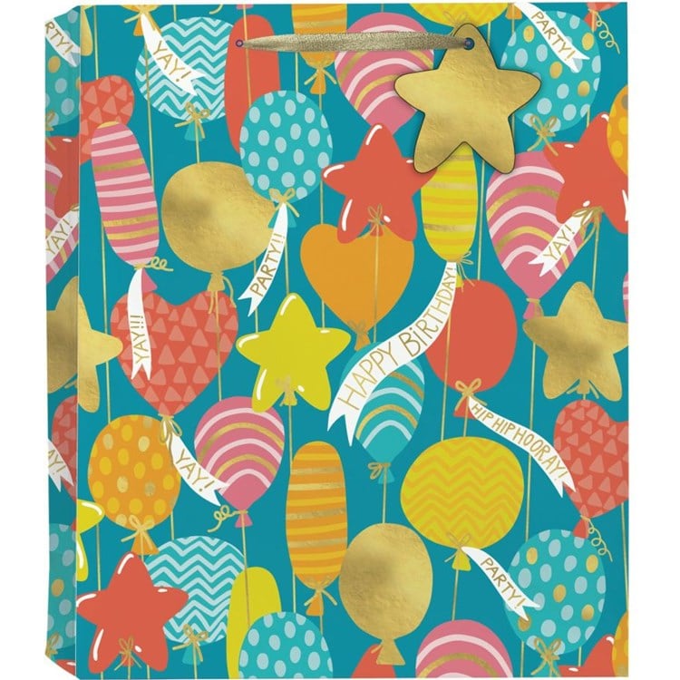 Big Fun Balloons Large Tote Bag