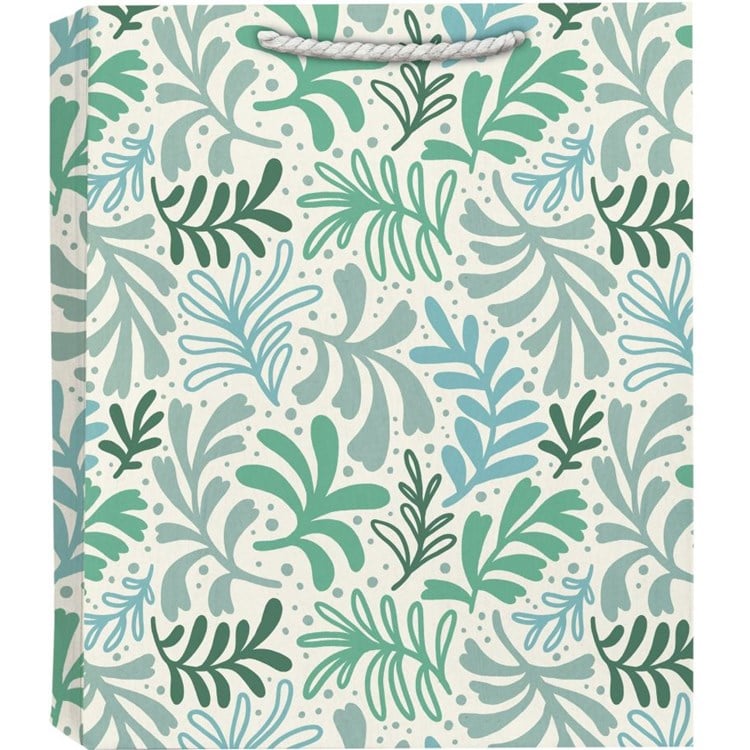Under the Sea-Greenery Large Tote Bag