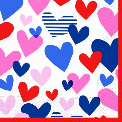 Graphic Love Napkin | Luncheon GIFT Design Design  Paper Skyscraper Gift Shop Charlotte