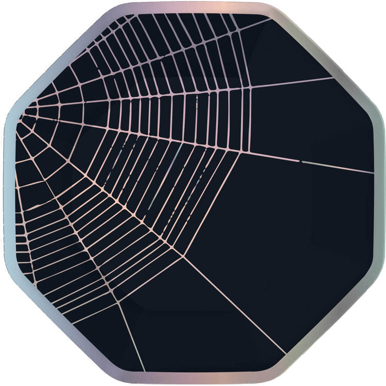 Twilight Web Paper Dessert Plate