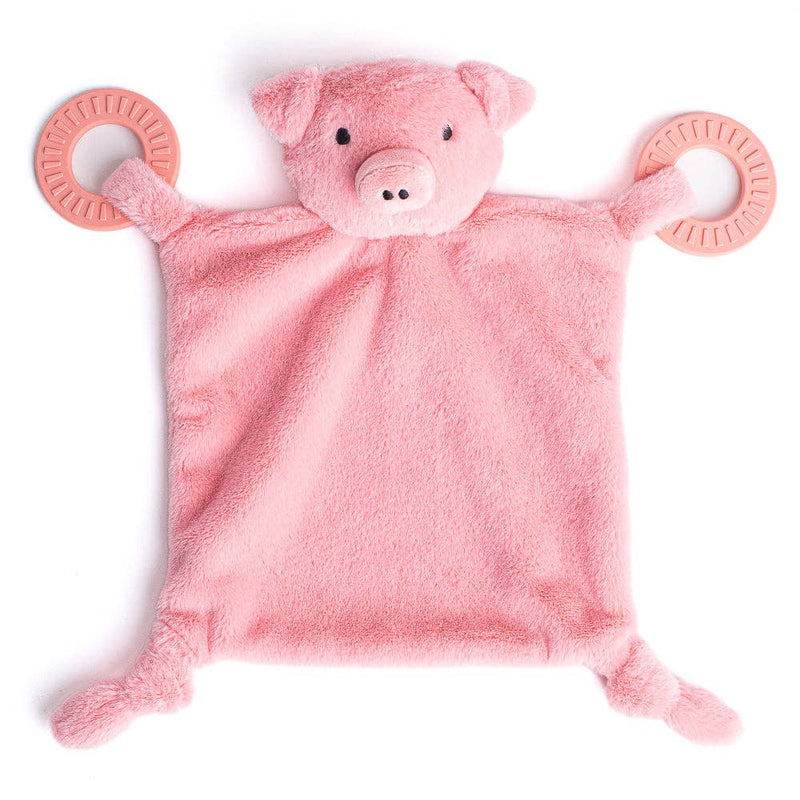 Teether Buddy Penny the Pig Baby Toys Bella Tunno Paper Skyscraper Gift Shop Charlotte