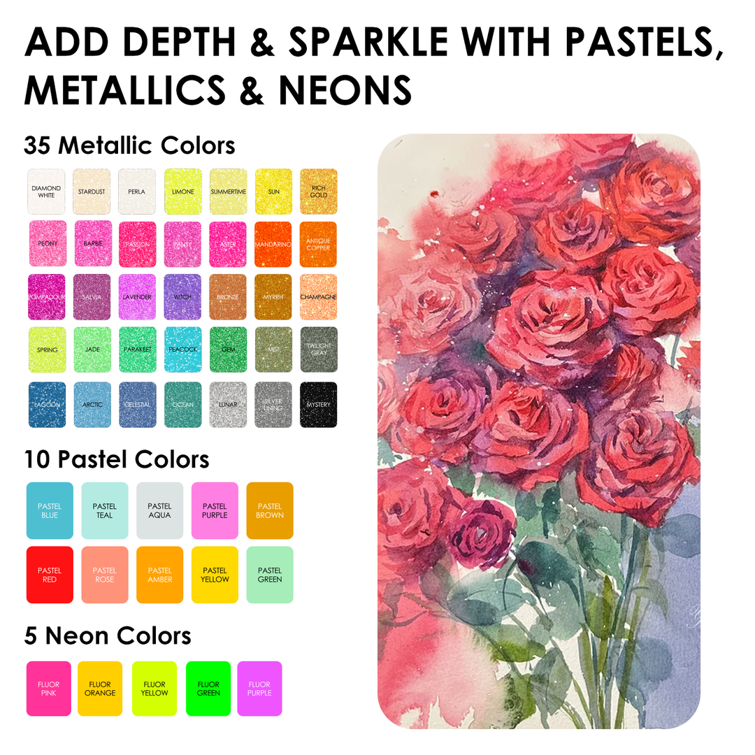 Grabie All-In-One Premium Watercolor Set of 100