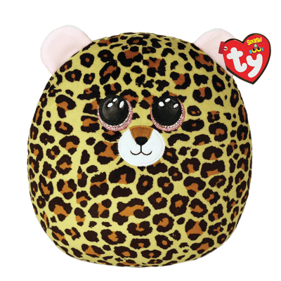Livvie Leopard 14" Squish Stuffed Animals Ty Inc.  Paper Skyscraper Gift Shop Charlotte