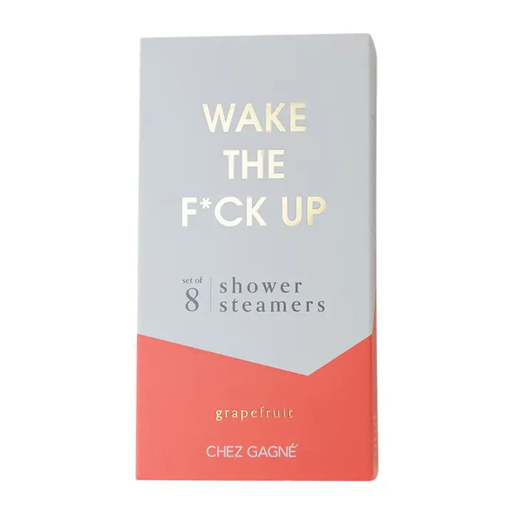 Wake the F*ck Up Shower Steamers Cards Chez Gagné  Paper Skyscraper Gift Shop Charlotte