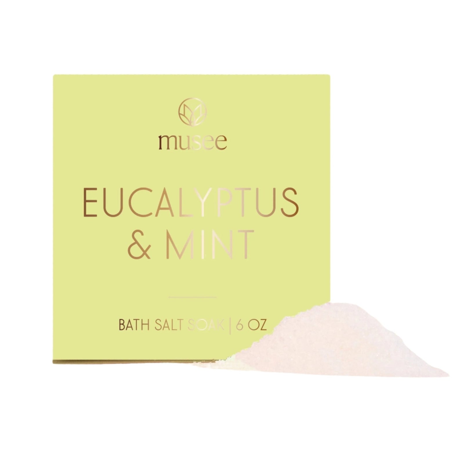 Eucalyptus & Mint Mini Bath Salt Soak  Musee Bath  Paper Skyscraper Gift Shop Charlotte