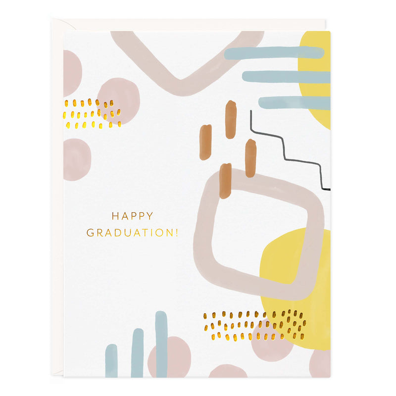 Graduation Abstract Card Cards Ramona & Ruth  Paper Skyscraper Gift Shop Charlotte