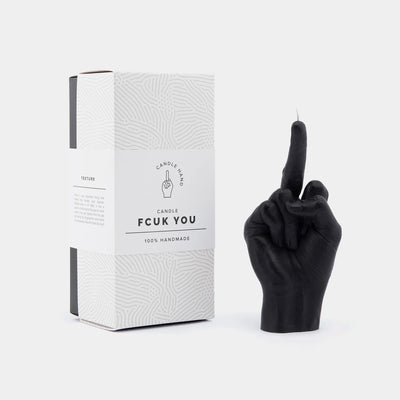 CandleHand Gesture Candle "F*ck You" | Black