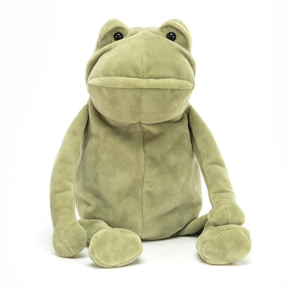 Fergus Frog Jellycat Plush Kids Toys- Stuffed Animals Jellycat Paper Skyscraper Gift Shop Charlotte