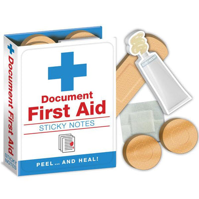Document First Aid - Sticky Notes Sticky notes Unemployed Philosophers Guild  Paper Skyscraper Gift Shop Charlotte