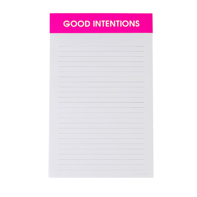 Good Intentions Notepad  Chez Gagné  Paper Skyscraper Gift Shop Charlotte
