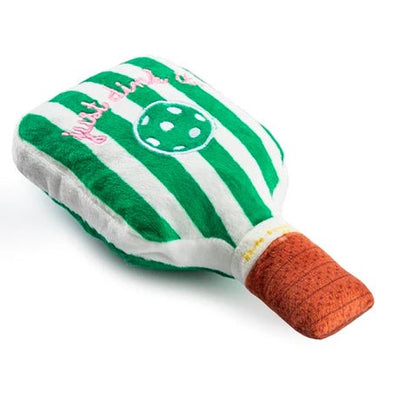 Green Stripe Pickleball Paddle Dog Toy Pets Haute Diggity Dog  Paper Skyscraper Gift Shop Charlotte