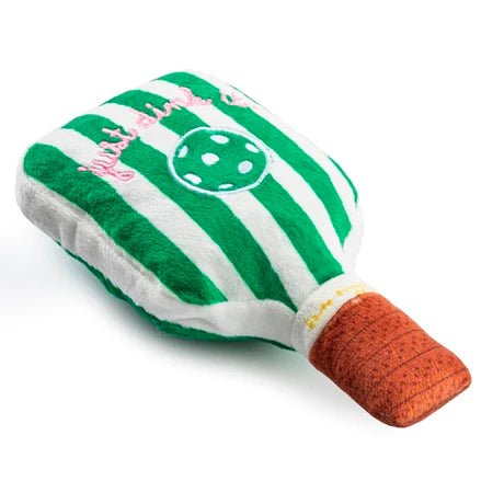 Green Stripe Pickleball Paddle Dog Toy Pets Haute Diggity Dog  Paper Skyscraper Gift Shop Charlotte