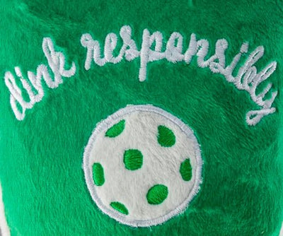 Green Stripe Pickleball Paddle Dog Toy Pets Haute Diggity Dog  Paper Skyscraper Gift Shop Charlotte