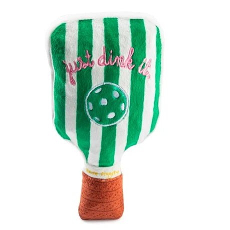 Green Stripe Pickleball Paddle Dog Toy Pets Haute Diggity Dog  Paper Skyscraper Gift Shop Charlotte