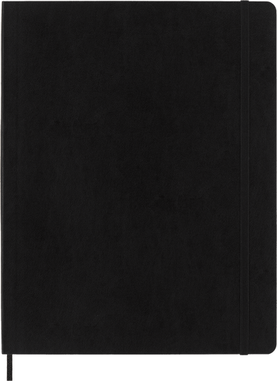 Plain | Black | Soft Cover | XXL Notebook BOOK Moleskin  Paper Skyscraper Gift Shop Charlotte