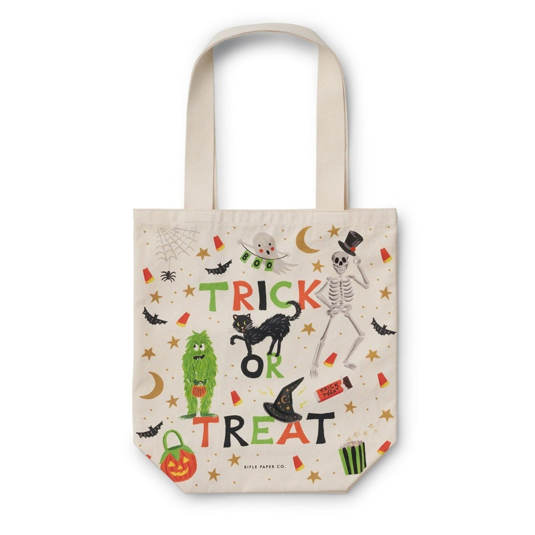 Halloween Parade Canvas Tote Bag Accessories Rifle Paper Co  Paper Skyscraper Gift Shop Charlotte