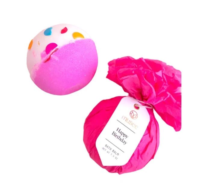 Happy Birthday Bath Balm Beauty & Wellness - Shower & Bath Musee Bath Paper Skyscraper Gift Shop Charlotte