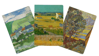 Van Gogh Landscapes Sewn Notebook Collection BOOK Simon & Schuster  Paper Skyscraper Gift Shop Charlotte