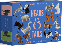 Heads & Tails: A Cat Memory Game: Match Up Iconic Cats BOOK Penguin Random House  Paper Skyscraper Gift Shop Charlotte