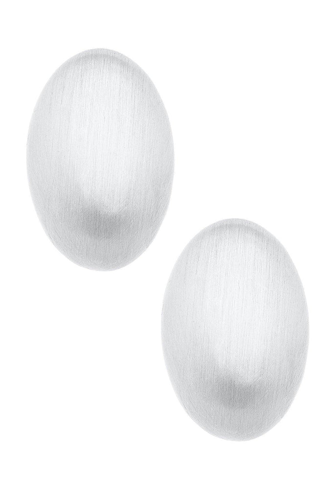 Icon Puffed Oval Stud Earrings Accessories Canvas Style Paper Skyscraper Gift Shop Charlotte