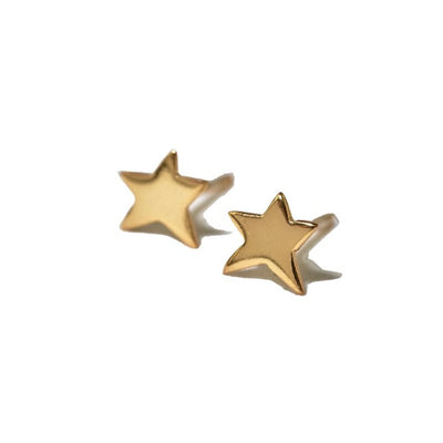 Alice Star Post Brass Earrings Jewelry ink + alloy  Paper Skyscraper Gift Shop Charlotte