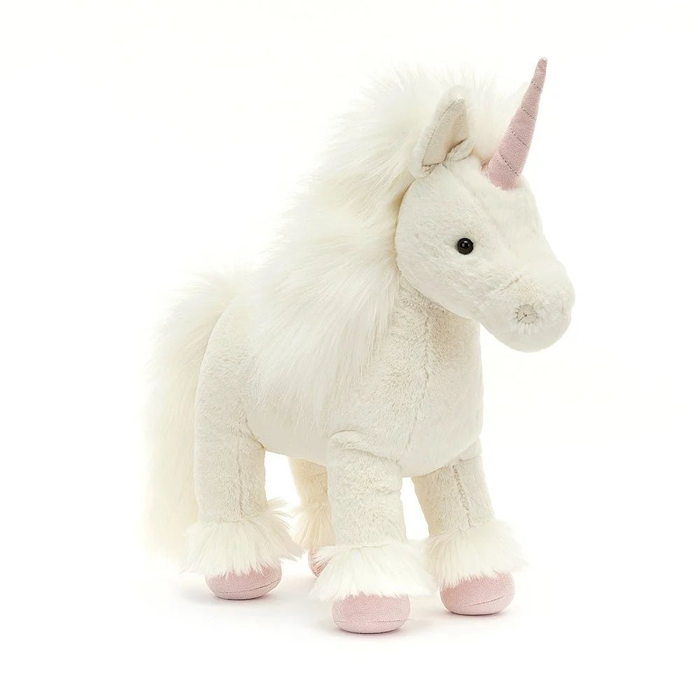 Isadora Unicorn Stuffed Animals Jellycat  Paper Skyscraper Gift Shop Charlotte